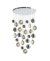 Cwi Lighting 42" Metal Salvador Led Integrated Chandelier