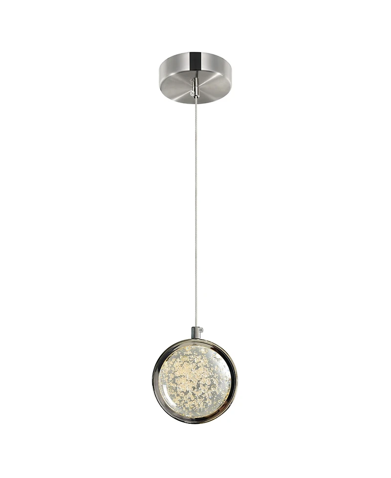 Cwi Lighting 8" Metal Salvador Led Integrated Pendant