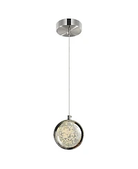 Cwi Lighting 8" Metal Salvador Led Integrated Pendant