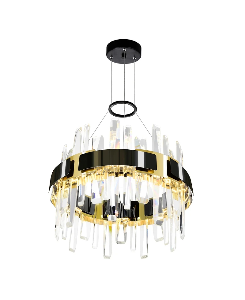 Cwi Lighting 26" Metal Aya Led Integrated Chandelier