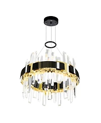 Cwi Lighting 26" Metal Aya Led Integrated Chandelier