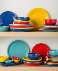 Fiesta Vibrant Classic Rim 12 Pc. Dinnerware Set, Service For 4