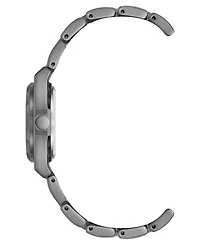 Anne Klein Women's Quartz Minimalist Gray Metal Alloy Watch, 30mm