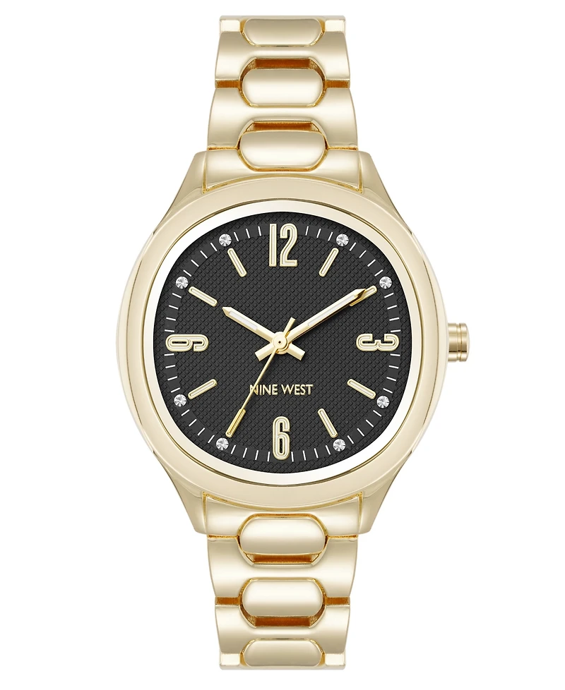 Anne Klein Women's Quartz Unique Gold-Tone Metal Alloy Watch