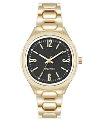 Anne Klein Women's Quartz Unique Gold-Tone Metal Alloy Watch