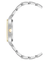 Anne Klein Women's Quartz Unique Silver-Tone and Gold-Tone Metal Alloy Watch, 33mm
