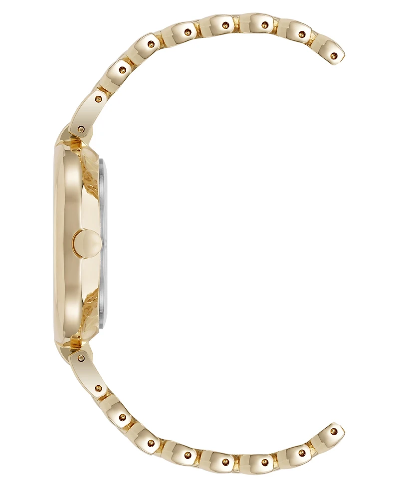 Anne Klein Women's Quartz Contemporary Gold-Tone Metal Alloy Watch, 35mm