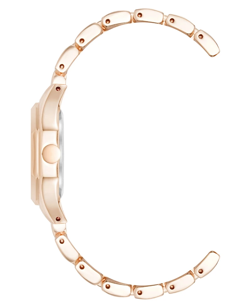 Anne Klein Women's Quartz Exquisite Rose Gold-Tone Metal Alloy Watch, 28mm