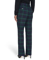 Tommy Hilfiger Women's Watch Plaid Bootcut Trousers