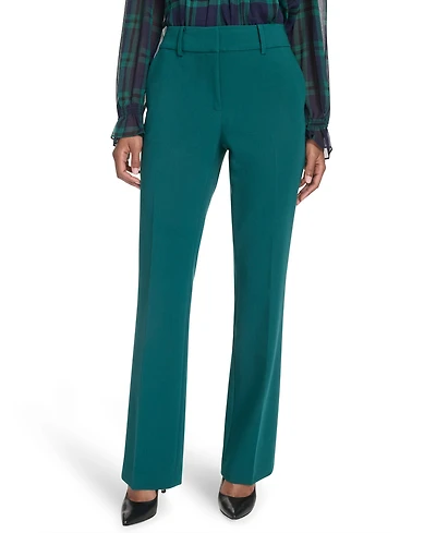 Tommy Hilfiger Women's Solid Sutton Bootcut Trousers