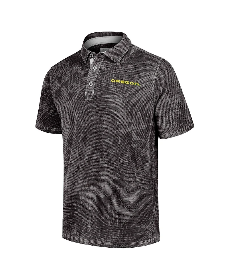 Tommy Bahama Men's Black Oregon Ducks Sport Santiago Paradise Polo Shirt