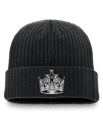 Fanatics Men's Black Los Angeles Kings Component Cuffed Knit Hat