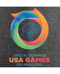 Fanatics Big Boys and Girls Heather Charcoal 2022 Special Olympics Usa Games Primary Logo T-Shirt