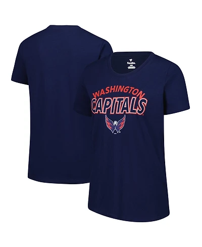 Fanatics Women's Navy Washington Capitals Risk T-Shirt