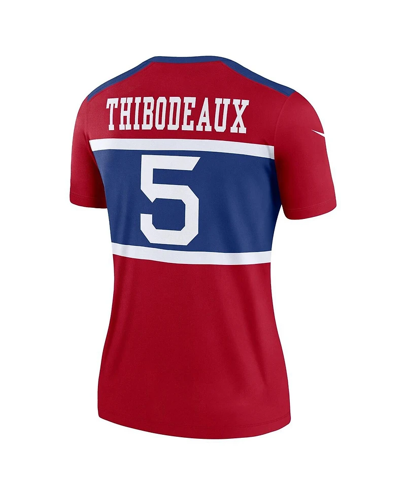 Nike Women's Kayvon Thibodeaux Red New York Giants Alternate Legend Player Performance Top