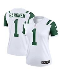 Nike Women's Ahmad Sauce Gardner Classic Alternate White New York Jets Legend Player Performance Top