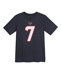 Nike Preschool C.j. Stroud Navy Houston Texans Player Name Number T-Shirt