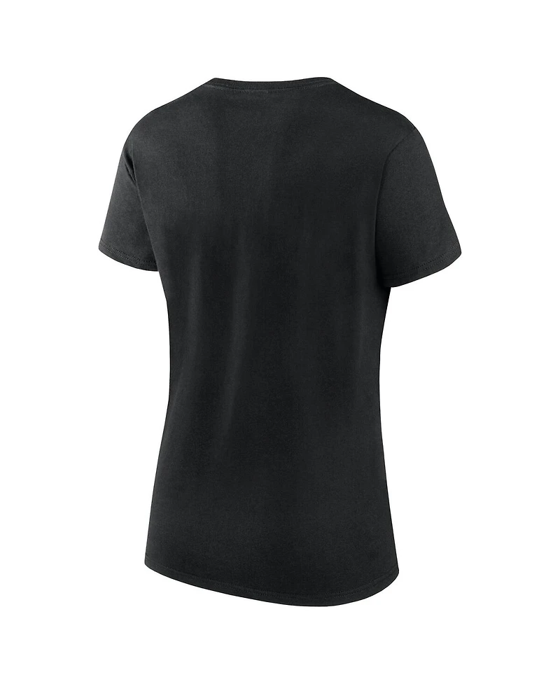 Fanatics Women's Black Miami Marlins Lean T-Shirt