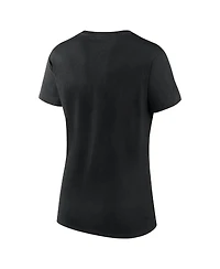 Fanatics Women's Black Miami Marlins Lean T-Shirt