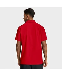 Nike Men's Red Kansas City Chiefs Sideline Pride Woven Performance Polo Shirt