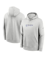 Nike Men's Gray Dallas Cowboys Edge Pack French Terry Club Pullover Hoodie