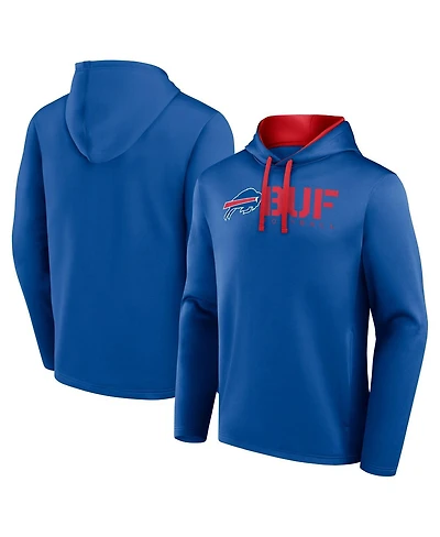 Logo Athletic Men's Royal Buffalo Bills Head Start Pullover Hoodie
