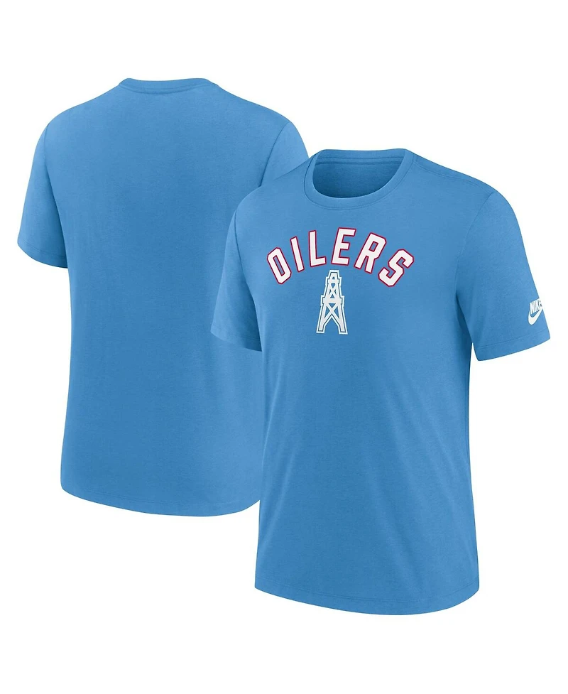 Nike Men's Light Blue Tennessee Titans Favorable Timeline Tri-Blend T-Shirt