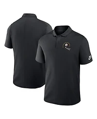Nike Men's Black Pittsburgh Steelers Rewind Victory Performance Polo Shirt