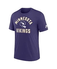 Nike Men's Purple Minnesota Vikings Favorable Timeline Tri-Blend T-Shirt