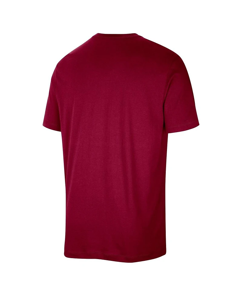 Nike Men's Wine Cleveland Cavaliers Authentic Practice T-Shirt