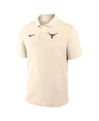 Nike Men's Tan Texas Longhorns Primary Logo Victory Performance Polo Shirt