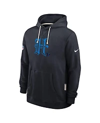 Nike Men's Navy Houston Texans Sideline Offensive Set Play Performance Pullover Hoodie