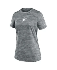 Nike Women's Gray Las Vegas Raiders Sideline Velocity Performance T-Shirt