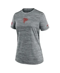 Nike Women's Gray Atlanta Falcons Sideline Velocity Performance T-Shirt