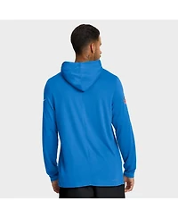 Nike Men's Powder Blue Los Angeles Chargers Sideline Pure Fury Performance Long Sleeve Hoodie T-Shirt