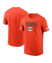 Nike Men's Orange Cleveland Browns Alt Pack Onside Conversion Performance T-Shirt