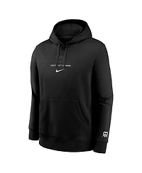 Nike Men's Black Detroit Tigers Lights Out Club Fleece Pullover Hoodie
