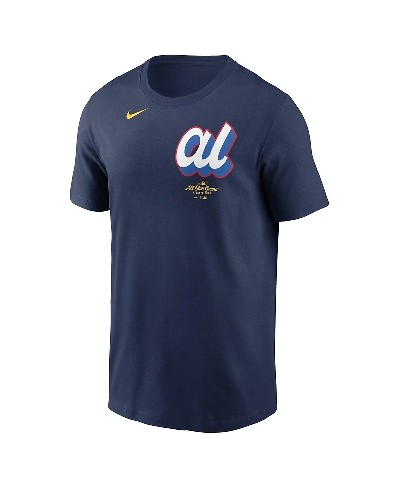 Nike Men's Javier Baez Navy American League 2025 All-Star Edition Name Number T-Shirt