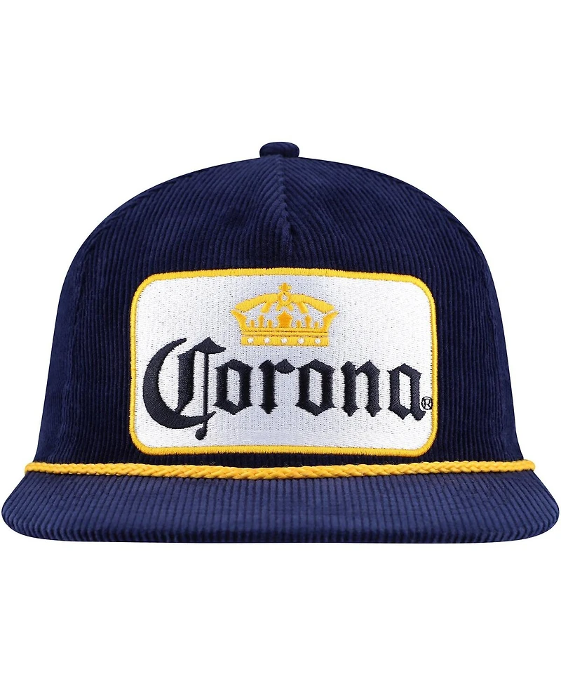 Lids Men's Navy Corona Corduroy Rope Golf Snapback Hat