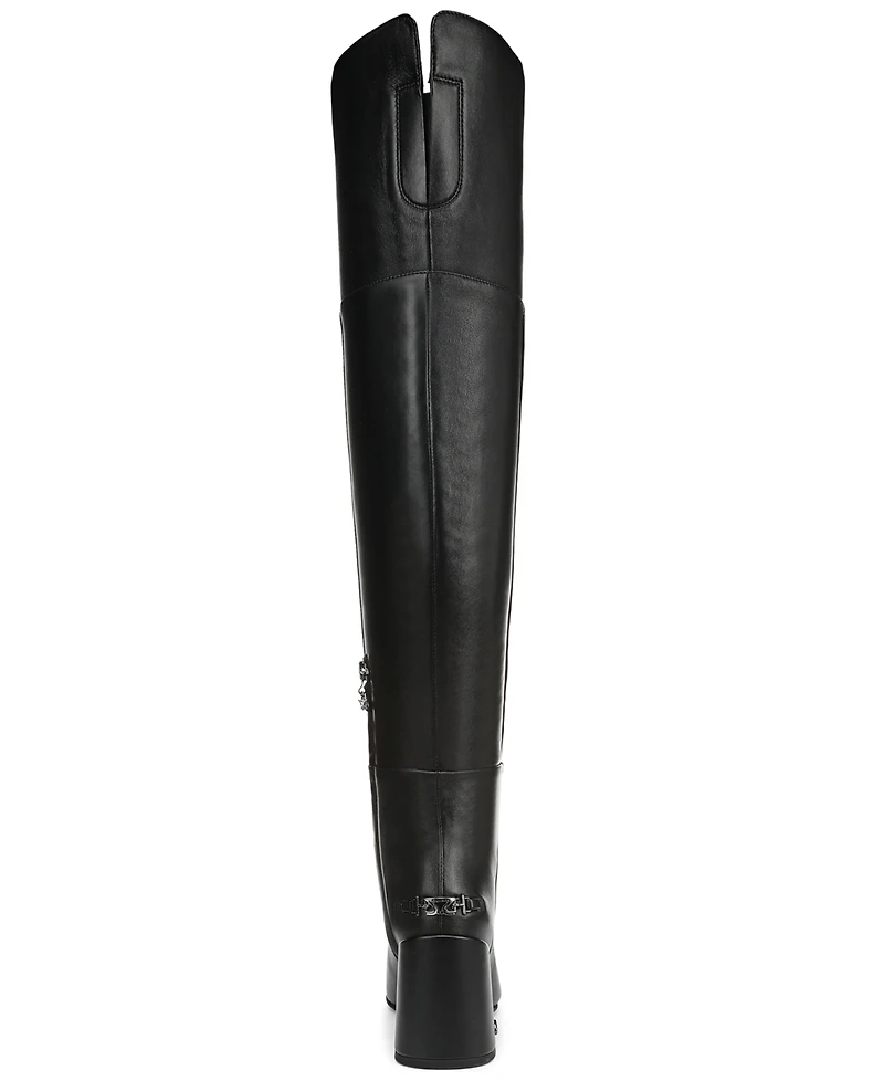 Circus Ny by Sam Edelman Women's Brigid Wide-Calf Over-the-Knee Block-Heel Boots