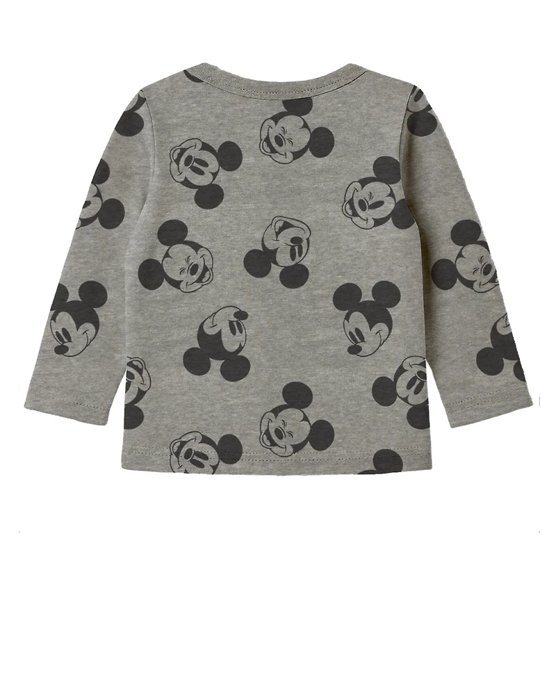 Disney Baby Boys 2-Piece Mickey Mouse Corduroy Top and Overall Set