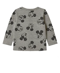Disney Baby Boys 2-Piece Mickey Mouse Corduroy Top and Overall Set