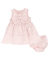 Rare Editions Baby Girls Satin Social Dress