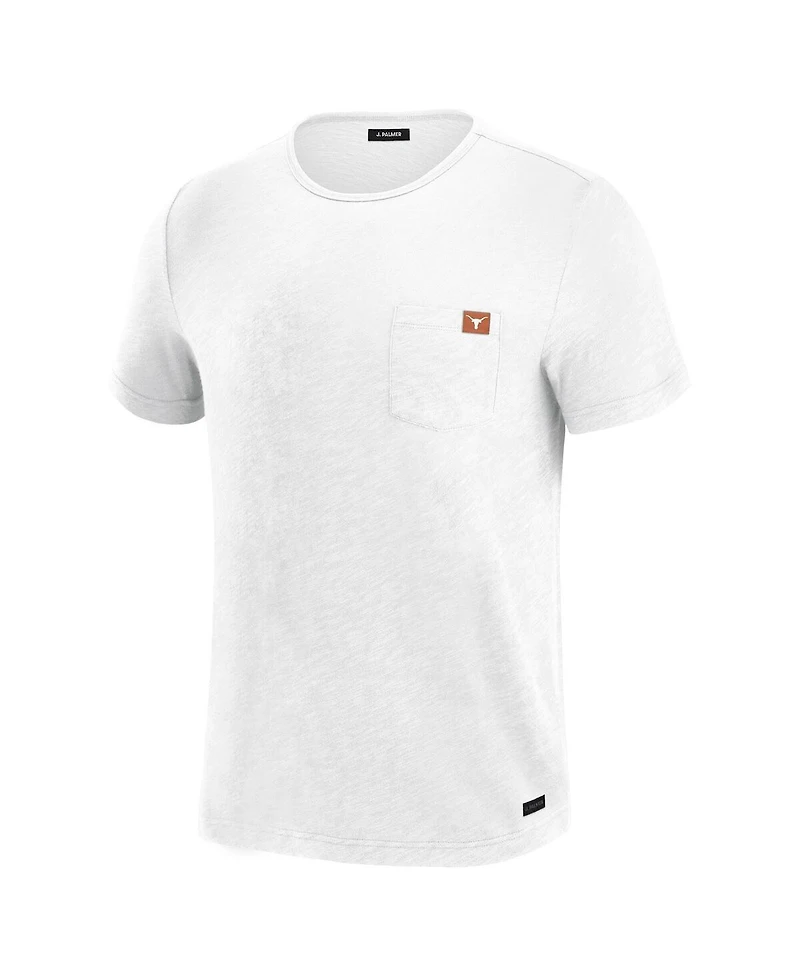 J. Palmer Men's White Texas Longhorns In-The-Pocket T-Shirt