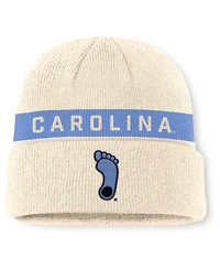 Jordan Men's Natural/Light Blue North Carolina Tar Heels Peak Primetime Utility Cuffed Knit Hat