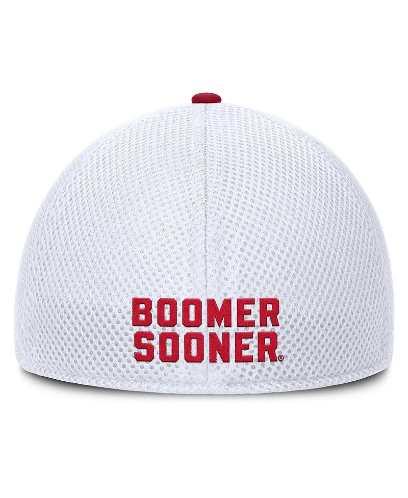 Fanatics Men's Heather Gray/White Oklahoma Sooners Trigger Flex Hat