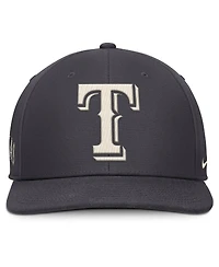 Nike Men's Anthracite Texas Rangers Statement Pro Snapback Hat