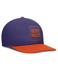 Nike Men's Purple/Orange Clemson Tigers 2025 Sideline Campus Pro Local Snapback Hat