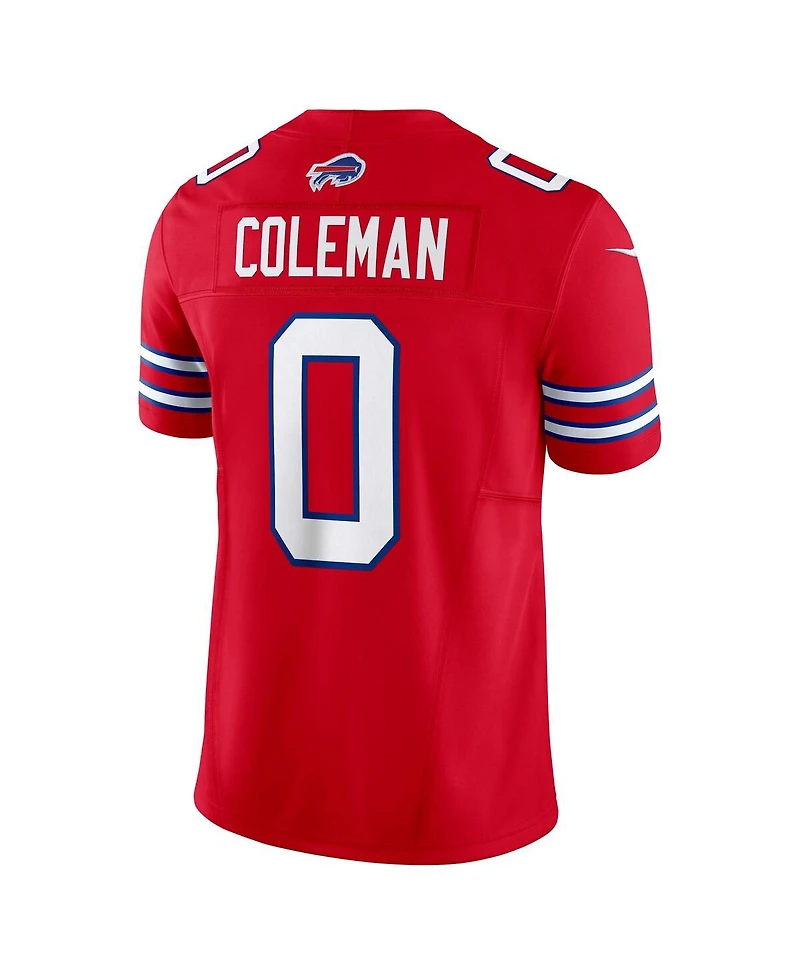 Nike Men's Keon Coleman Red Buffalo Bills Alternate Vapor F.u.s.e. Limited Jersey