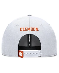 Nike Men's White Clemson Tigers 2025 On-Field Rise Performance Adjustable Hat